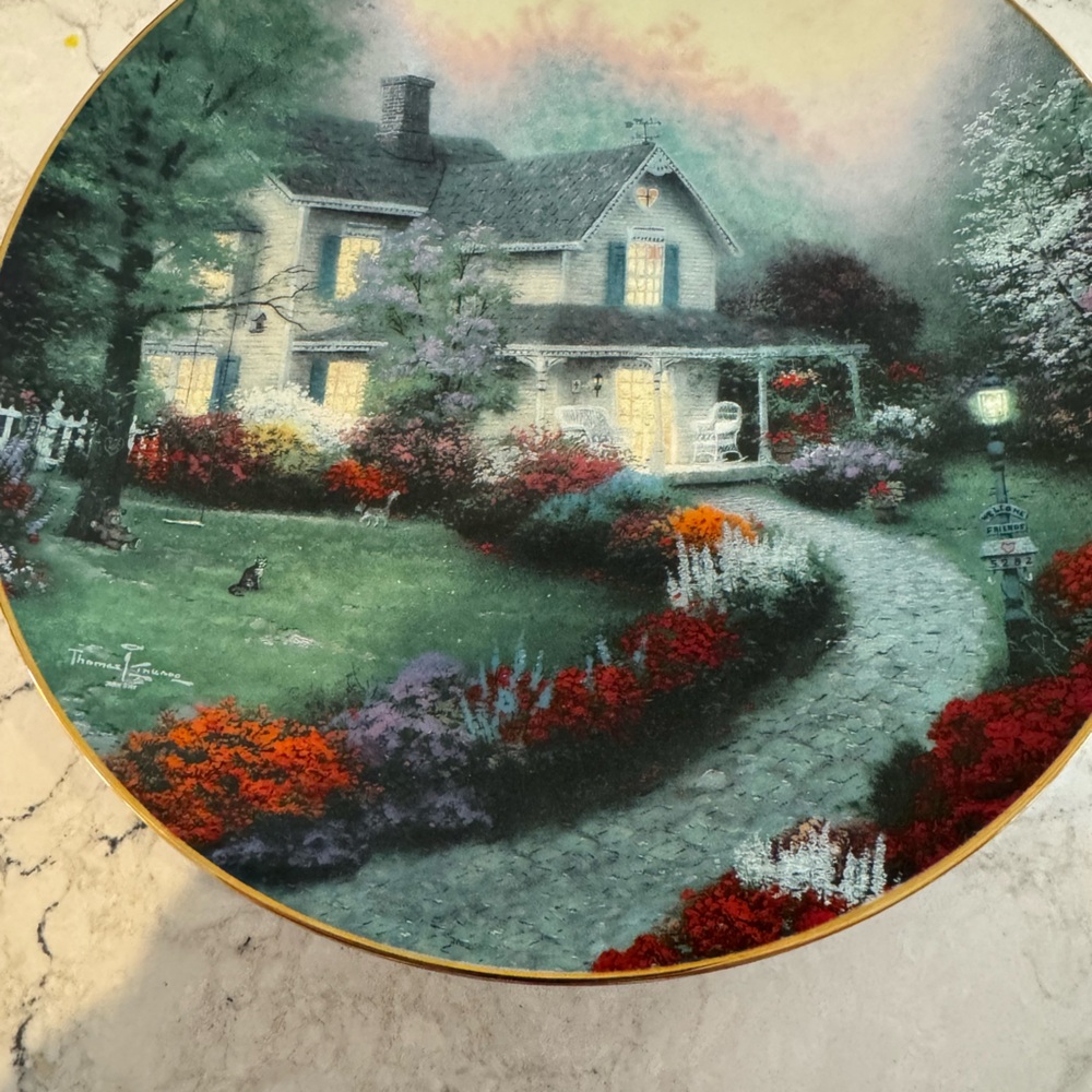 Thomas Kinkade collector plates (2)